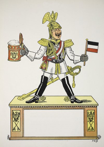 The Top G, illustration from The Struwwelpeter Alphabet, verse by Harold Begbie by Francis Carruthers Gould